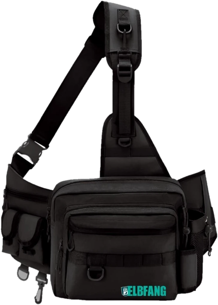 Kompakte Angeltasche zum Spinnfischen von ELBFANG
